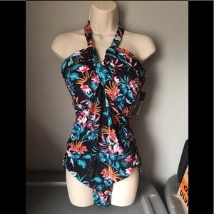 Women's Center Halter One piece Swimsuit